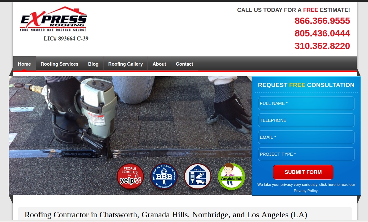 Express Roofing, Inc.
