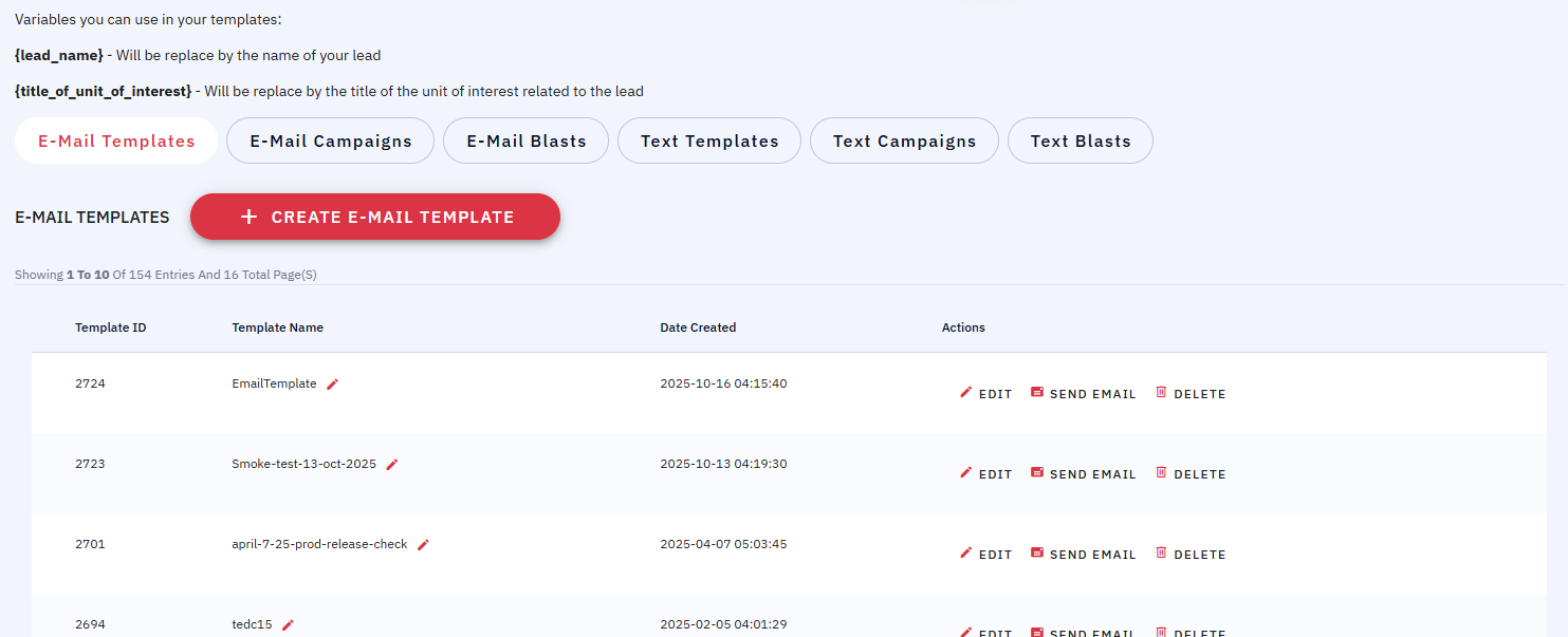 Email Templates