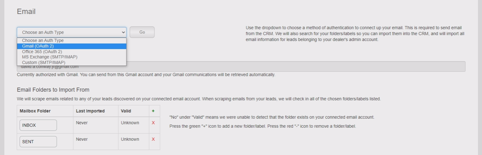 Gmail OAuth Setup